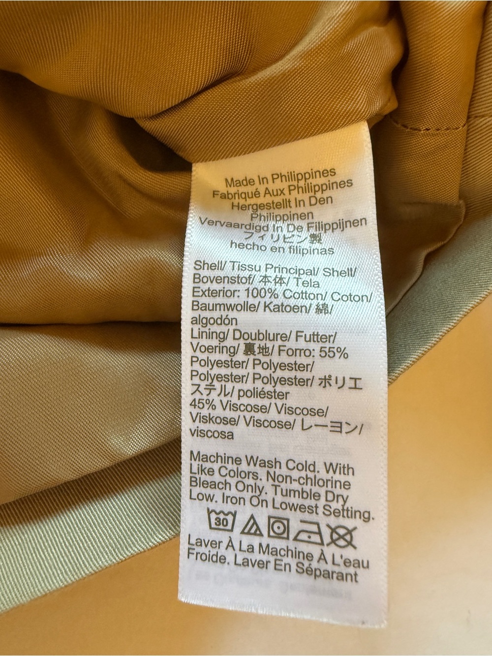 Madewell Cropped Trench Coat Beige / Coastal Dune Size Medium NWT NZ511 - Picture 13 of 14